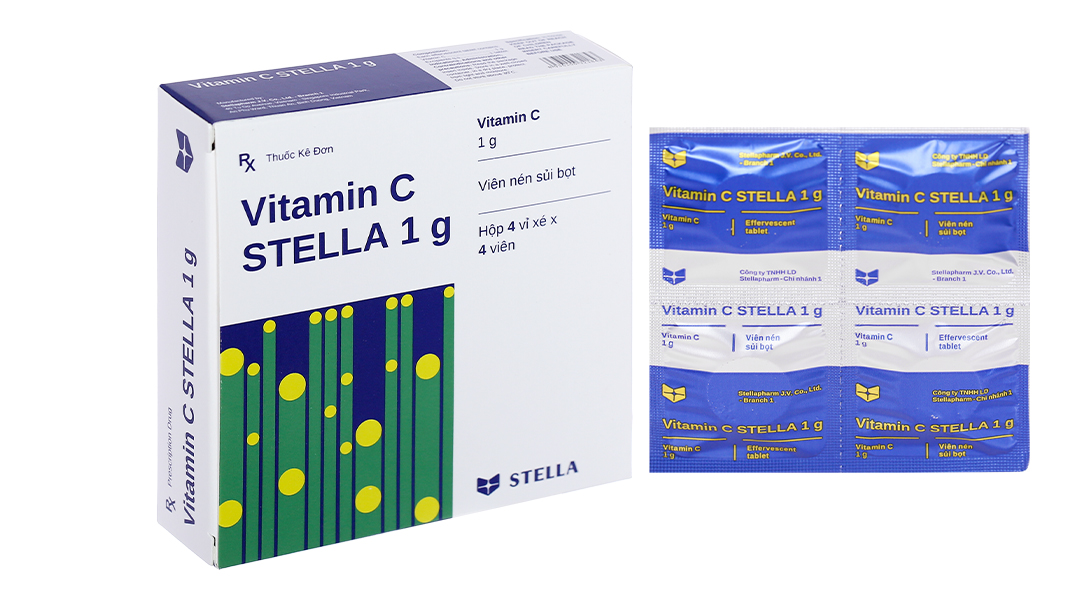 Thuốc Vitamin C Stella 1g: Công Dụng, Cách Dùng Và Lợi Ích Cho Sức Khỏe