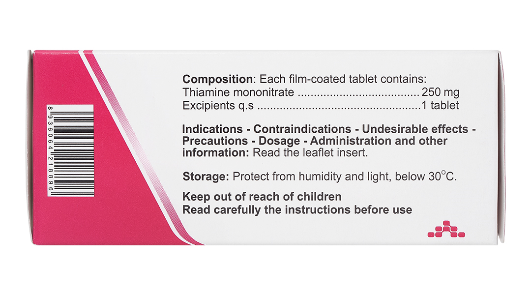 Agivitamin B1 250mg trị thiếu thiamin