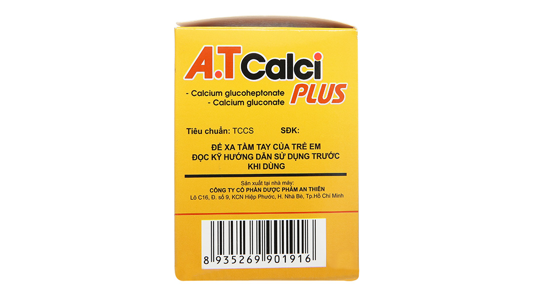 Dung dịch uống A.T Calci Plus cung cấp canxi cho cơ thể