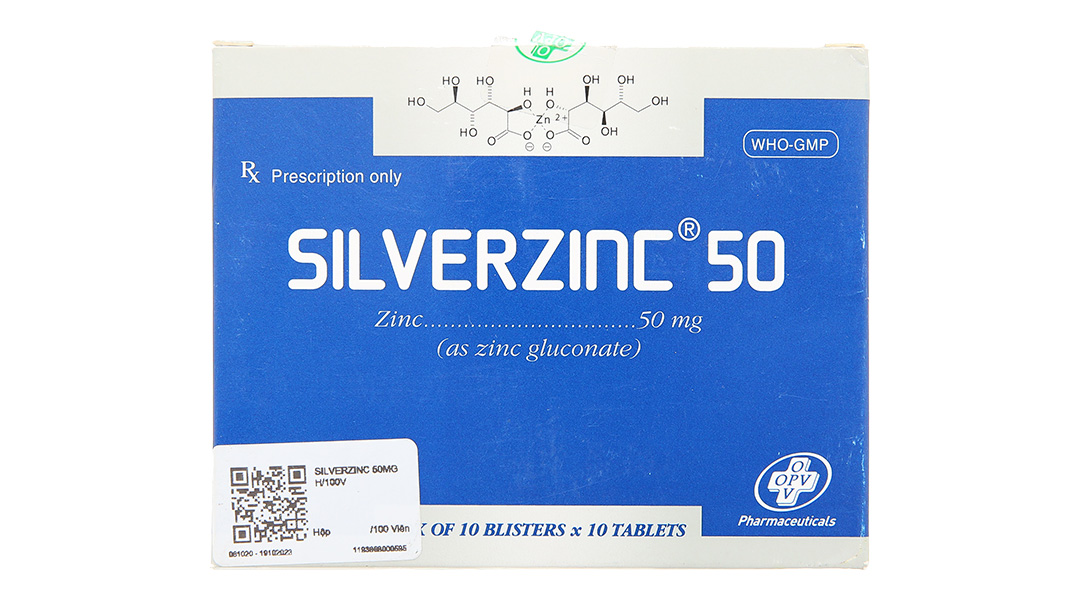 SilverZinc 50 phòng ngừa và trị thiếu kẽm