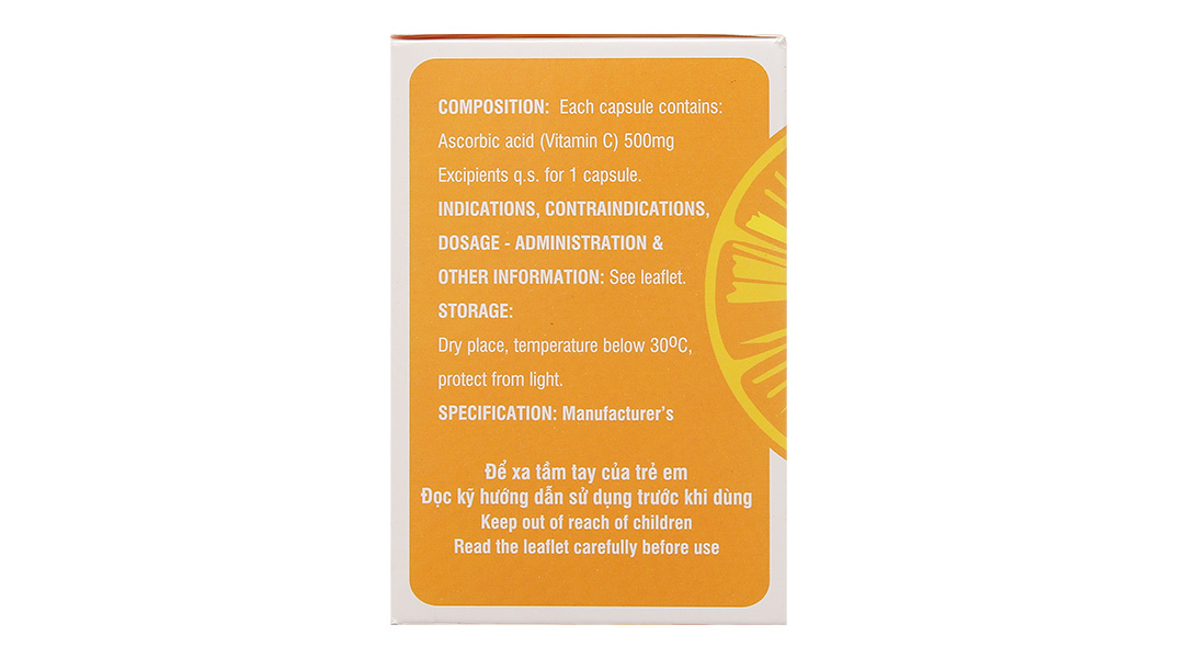 Vitamin C Enlie 500mg trị bệnh do thiếu hụt vitamin C