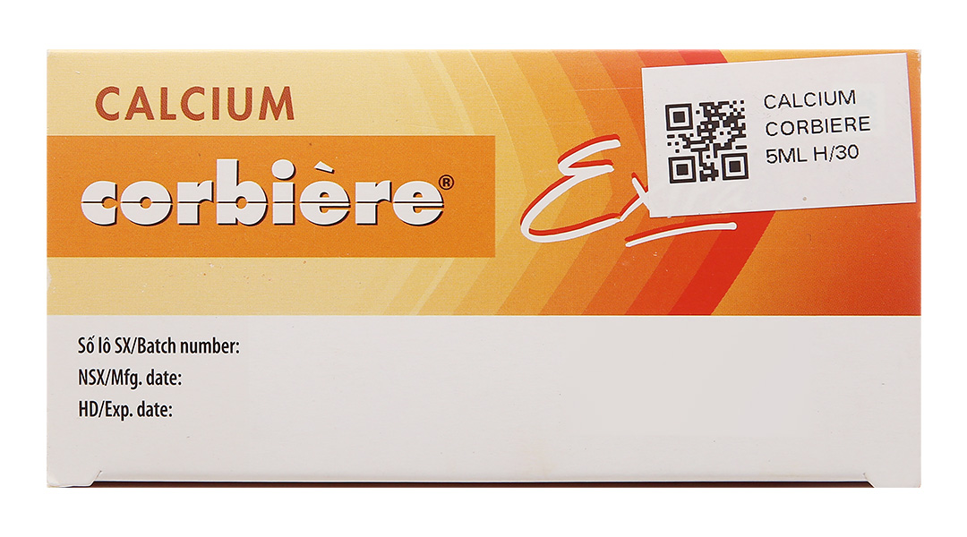 Dung dịch uống Calcium Corbière Extra bổ sung canxi, trị loãng xương