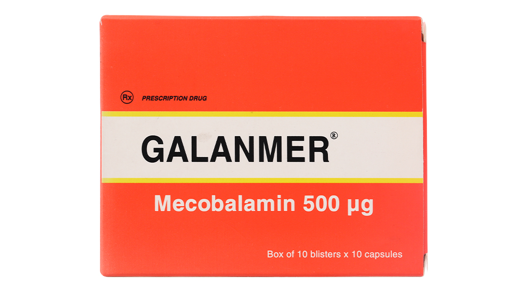 Galanmer 500mcg trị thiếu máu, thiếu vitamin B12
