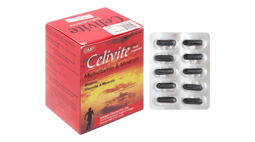 Celivite bổ sung vitamin và khoáng chất