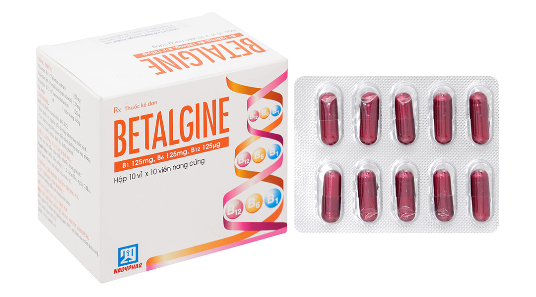 Betalgine trị thiếu vitamin B1, B6, B12