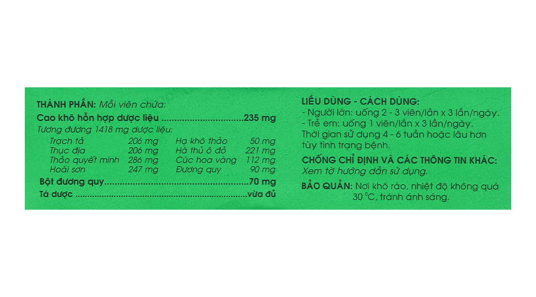 Sáng Mắt Traphaco phòng và trị các bệnh lý về mắt