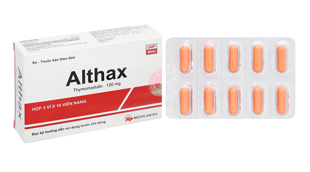 Althax 120mg hỗ trợ điều trị viêm mũi dị ứng, nhiễm khuẩn hô hấp
