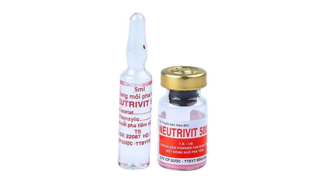 Bột pha tiêm Neutrivit 5000 Bidiphar trị viêm thần kinh