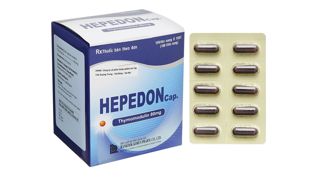 Hepedon Cap. 80mg hỗ trợ trị nhiễm khuẩn, kích thích miễn dịch