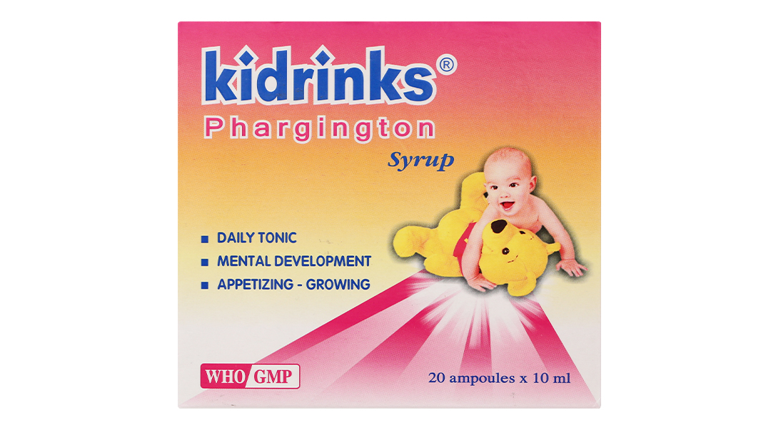 Siro Kidrinks Phargington bồi bổ cơ thể, phát triển trí tuệ
