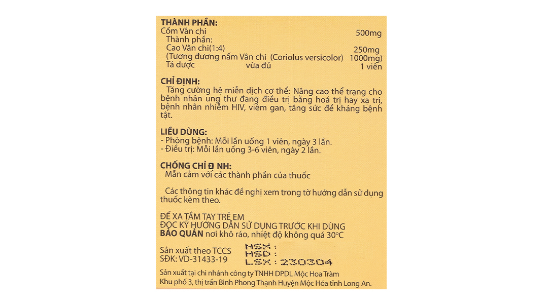 Citropholi 500mg tăng cường hệ miễn dịch