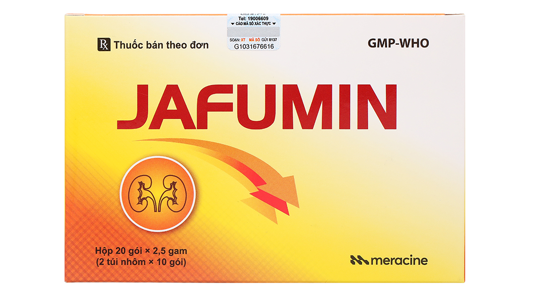 Thuốc cốm Jafumin cung cấp các axit amin trong suy thận mạn tính