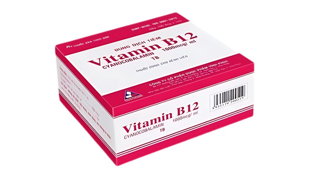 Dung dịch tiêm Vitamin B12 Vinphaco 1000mcg/ml điều trị thiếu máu
