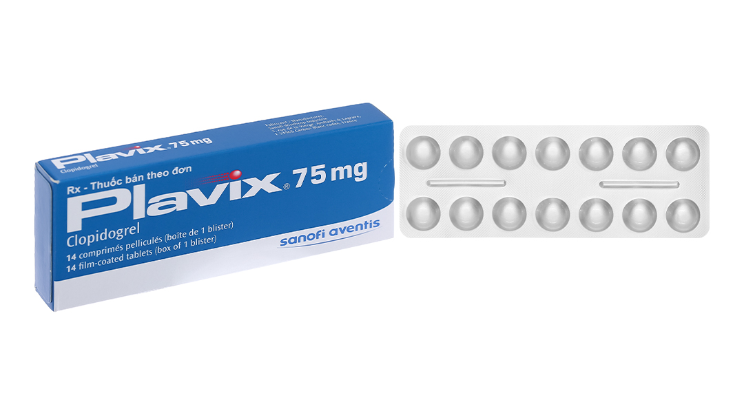 Plavix 75mg phòng và trị huyết khối