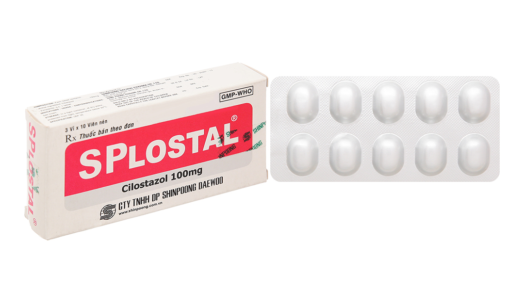SPLostal 100mg phòng và trị huyết khối