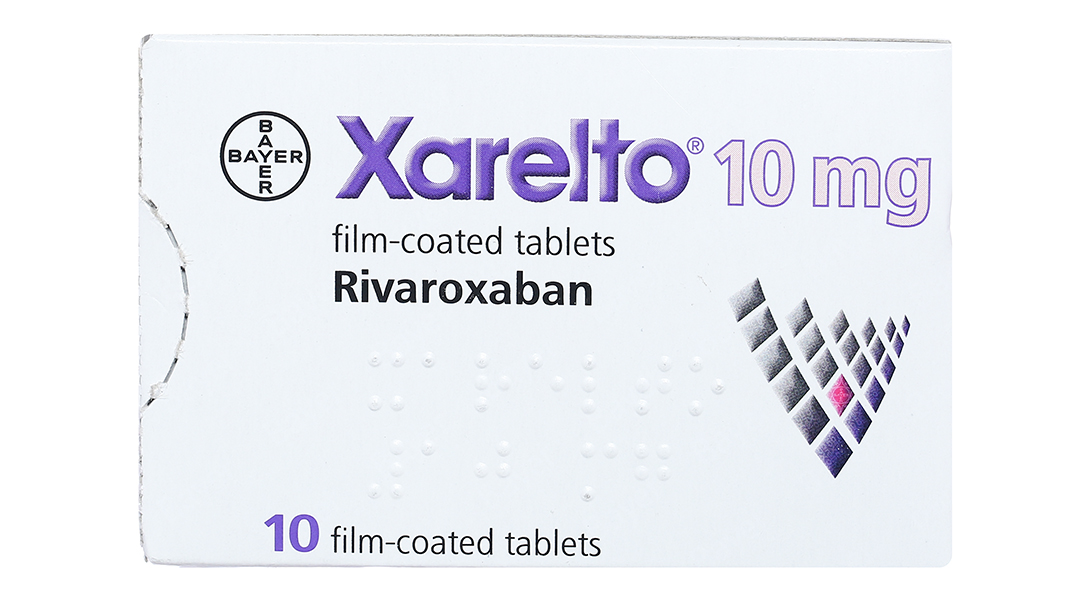 Xarelto 10mg phòng ngừa thuyên tắc huyết khối tĩnh mạch