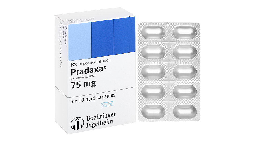 Pradaxa 75mg phòng ngừa đột quỵ, tai biến