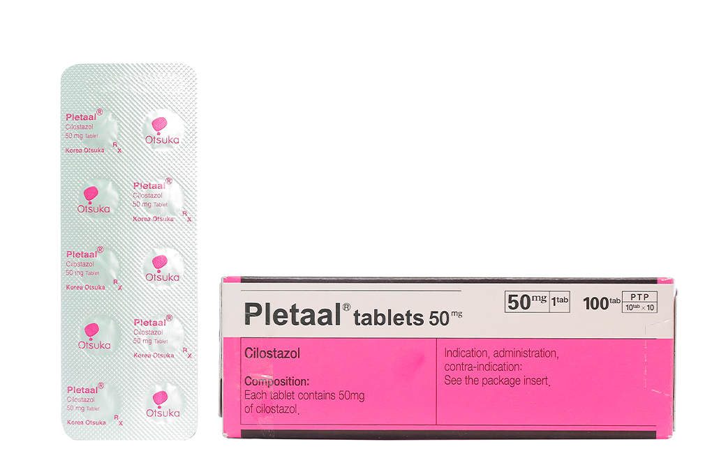 Pletaal Tablets 50mg trị thiếu máu cục bộ