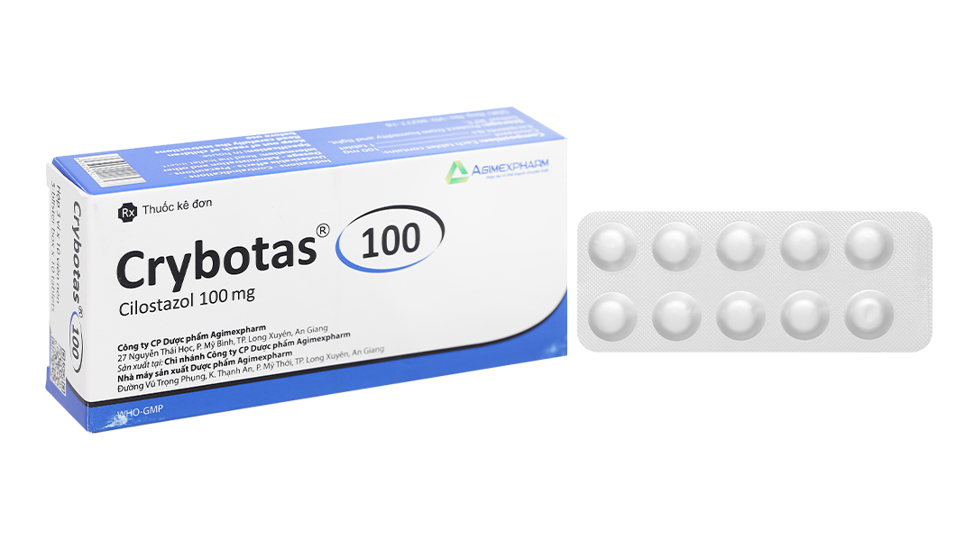Crybotas 100 điều trị cơn đau cách hồi do bệnh động mạch chi dưới