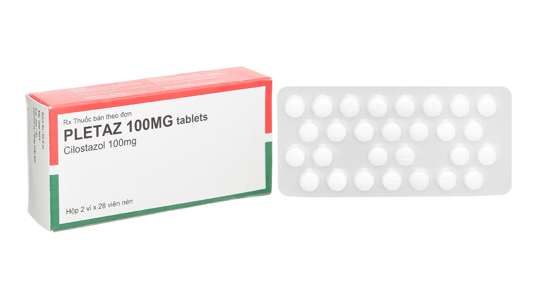 Pletaz 100mg tablets trị bệnh lý đau cách hồi ở chân