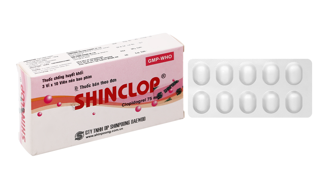Shinclop 75mg ngừa xơ vữa động mạch