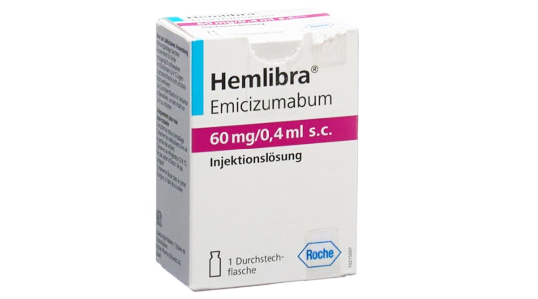 Thuốc tiêm Hemlibra 60mg/0,4ml trị dự phòng chảy máu ở bệnh tan máu