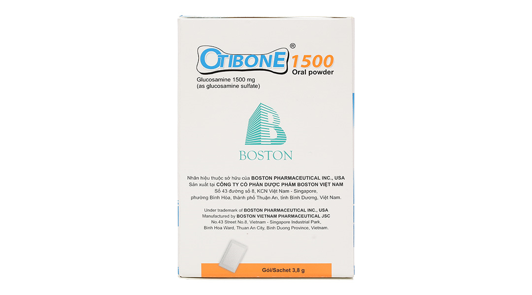 Thuốc bột uống Otibone 1500 giảm triệu chứng của thoái hóa khớp