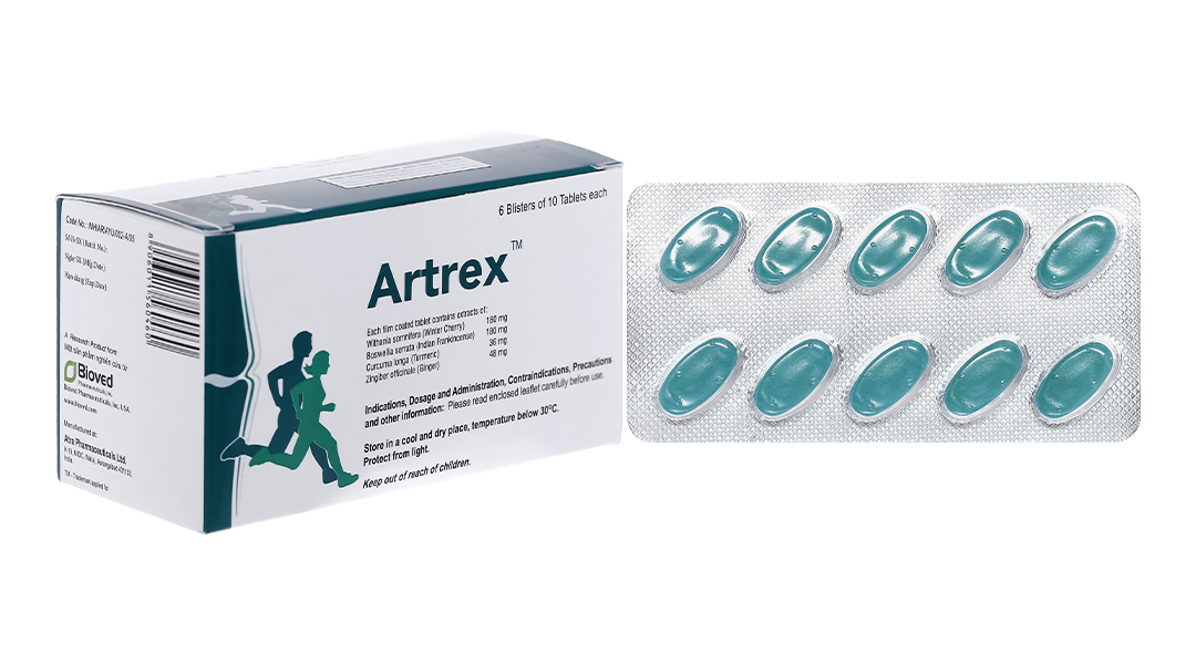 Artrex trị viêm khớp dạng thấp, thoái hóa khớp