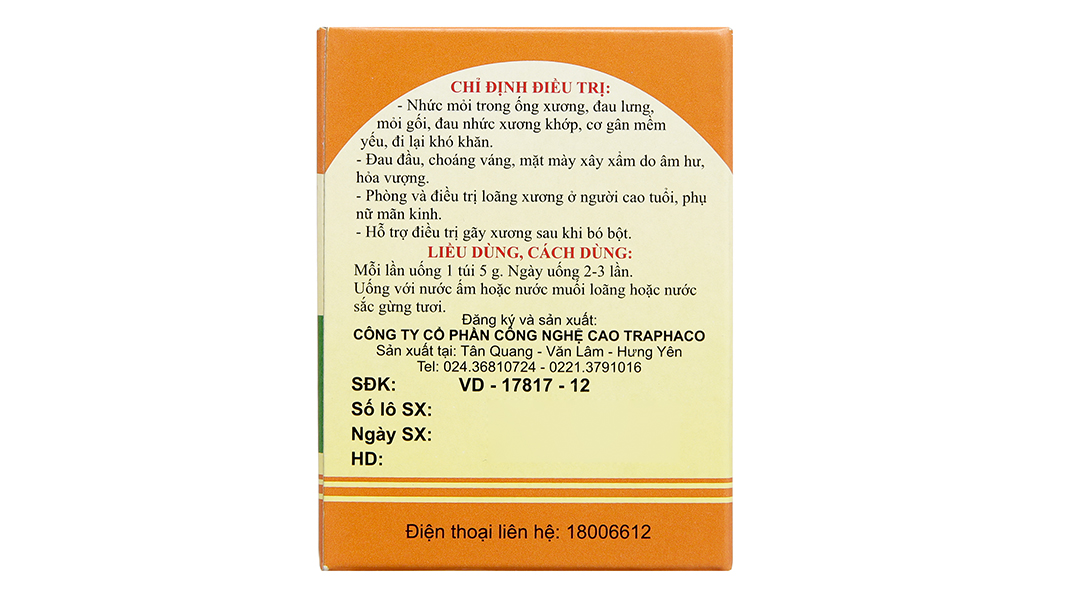 Viên Hoàn Cứng Dưỡng Cốt Hoàn giảm đau nhức xương khớp