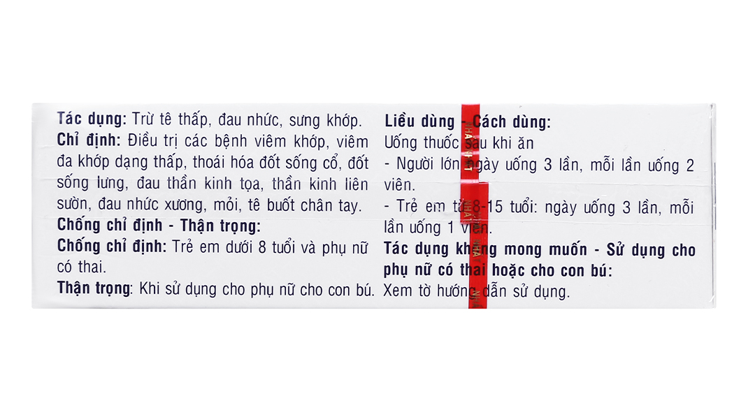 Phong Tê Thấp Nhất Nhất trị viêm khớp, thoái hóa đốt sống