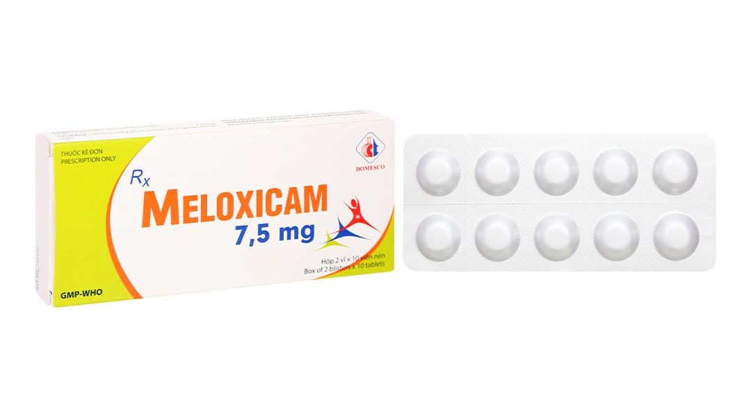 Meloxicam Domesco 7.5mg giảm triệu chứng của viêm xương khớp