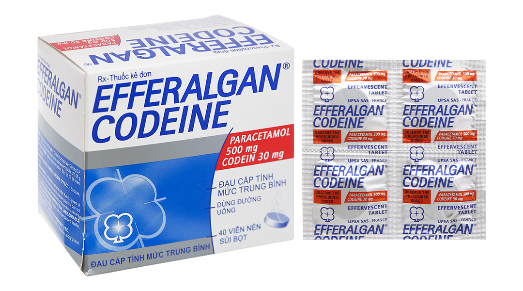 Thông tin về thuốc hạ sốt Efferalgan Codeine