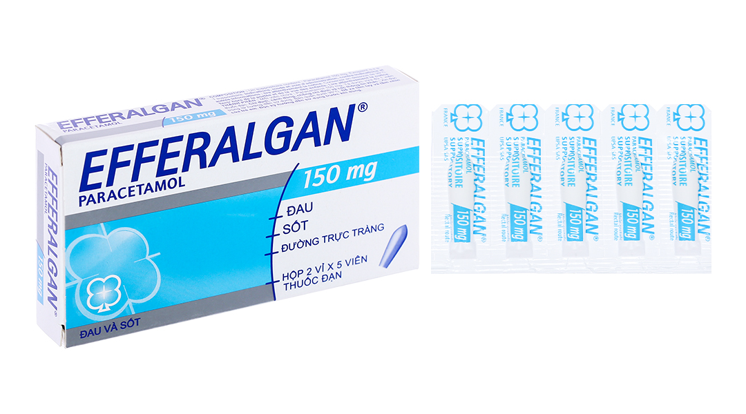 Thuốc hạ sốt Efferalgan 150mg đút hậu môn: Giải pháp hiệu quả cho trẻ nhỏ