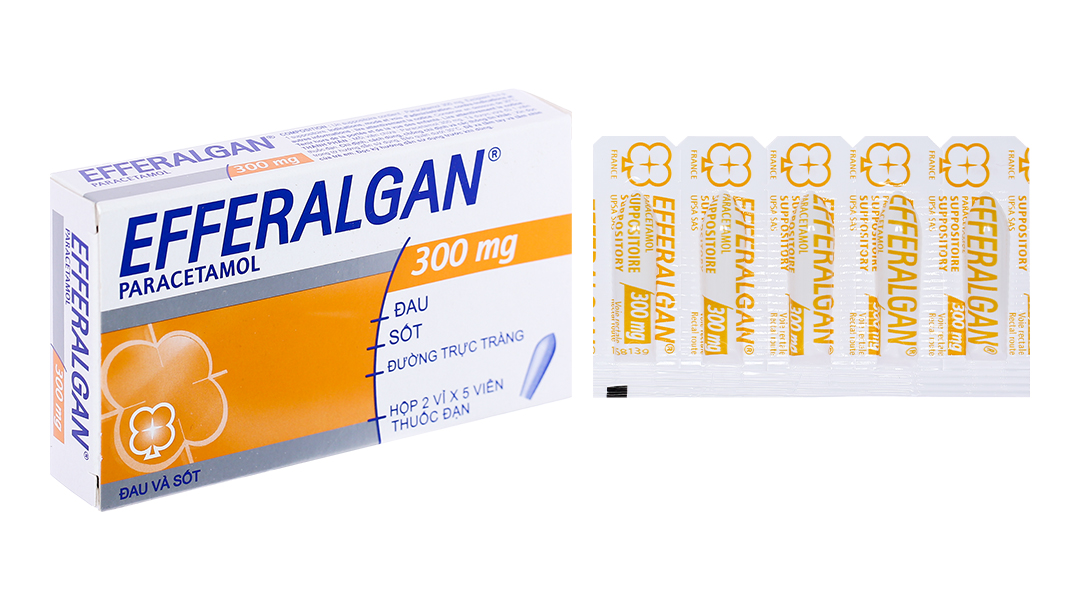 Thuốc Nhét Hậu Môn Hạ Sốt Efferalgan 300mg: Giải Pháp Hiệu Quả Cho Cơn Sốt Cao