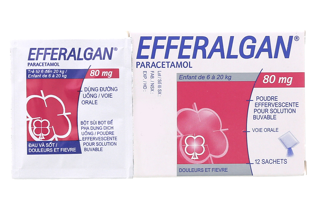 Liều dùng thuốc hạ sốt Efferalgan 80mg: Hướng dẫn chi tiết cho phụ huynh