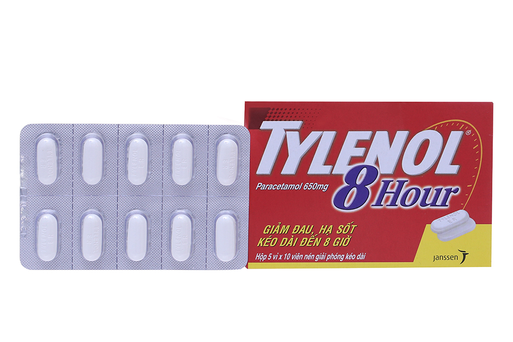 Tylenol 8 Hour giảm đau, hạ sốt