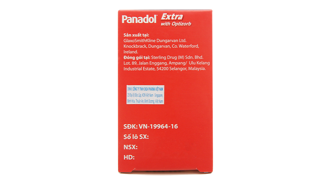 Panadol Extra With Optizorb giảm đau, hạ sốt