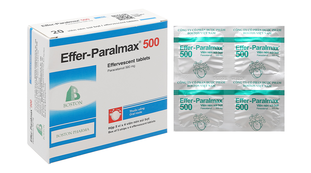 Paralmax 500 sủi là thuốc gì? Công dụng, liều dùng và lưu ý quan trọng