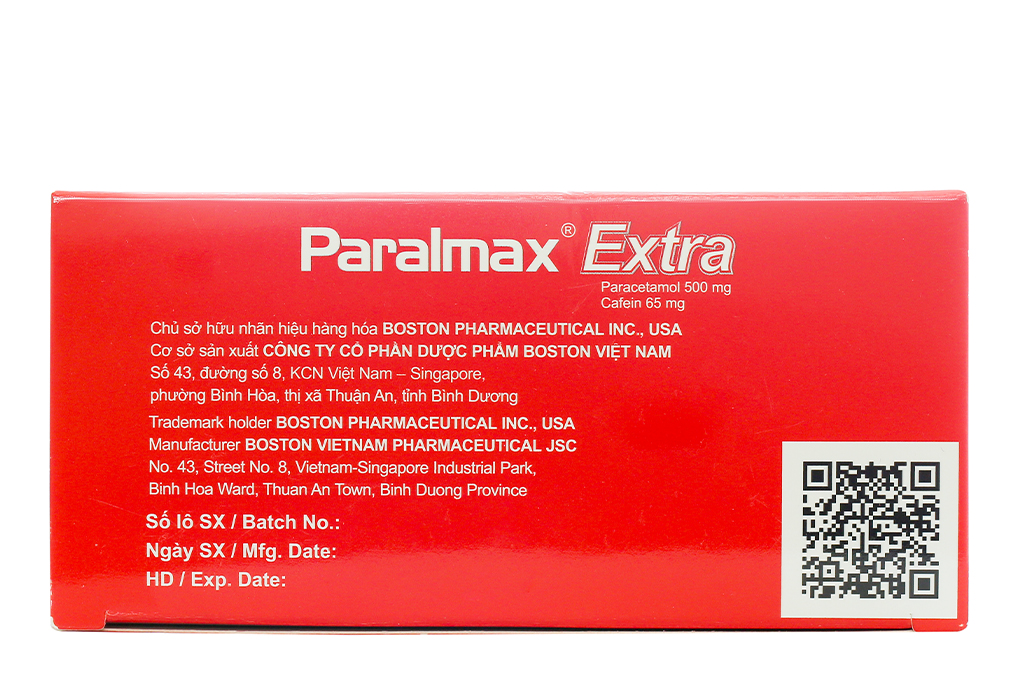 Paralmax Extra giảm đau, hạ sốt