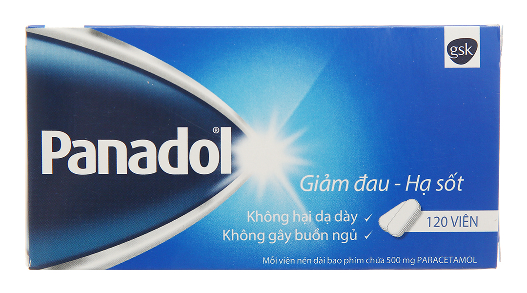Panadol 500mg giảm đau, hạ sốt