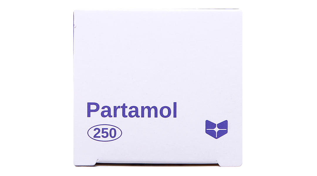 Cốm sủi Partamol 250 giảm cơn đau và sốt từ nhẹ đến vừa