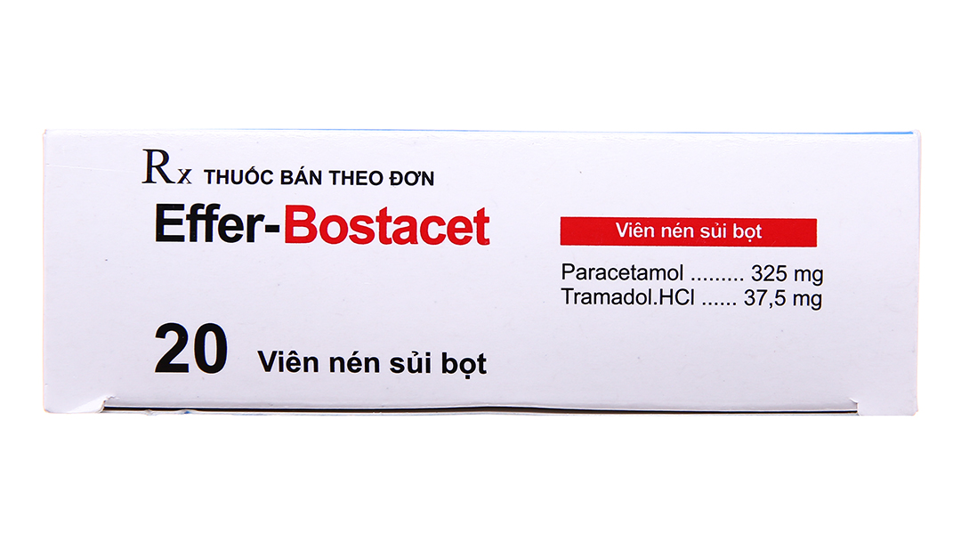 Viên sủi Effer-Bostacet trị các cơn đau trung bình đến nặng