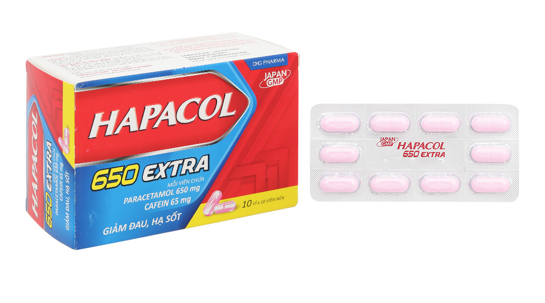 Hapacol 650 Extra giảm đau, hạ sốt