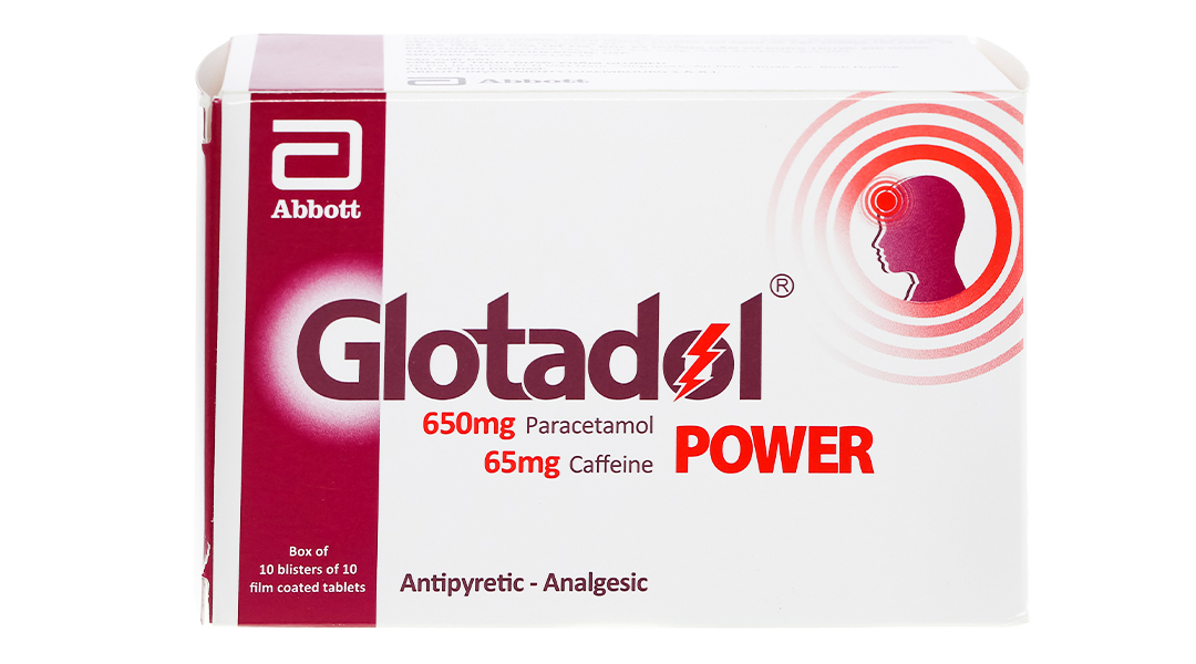 Glotadol Power giảm các cơn đau nặng, hạ sốt