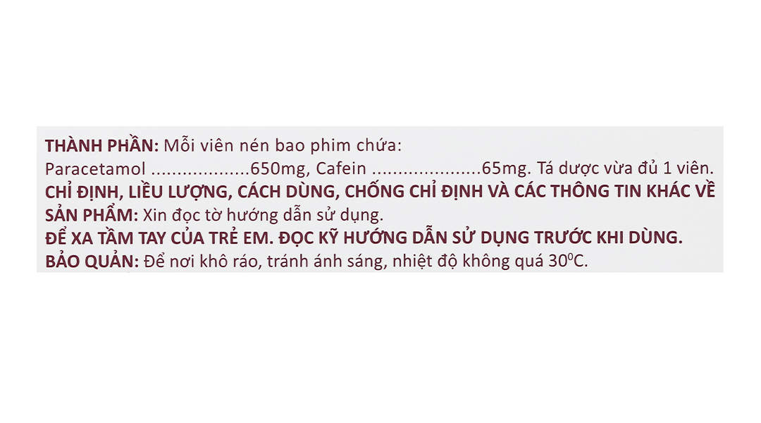 Glotadol Power giảm các cơn đau nặng, hạ sốt