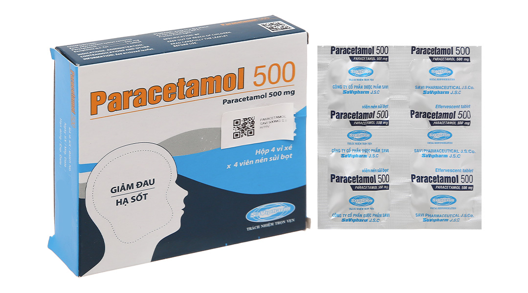 Thông tin về thuốc hạ sốt paracetamol dạng sủi