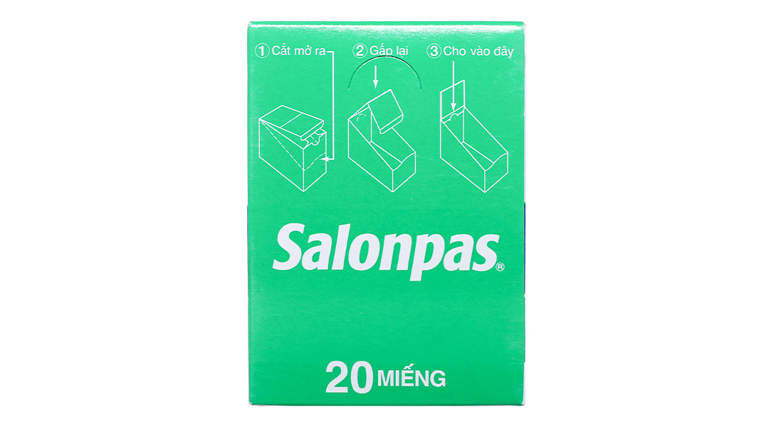 Cao dán Salonpas giảm đau, kháng viêm cơ xương