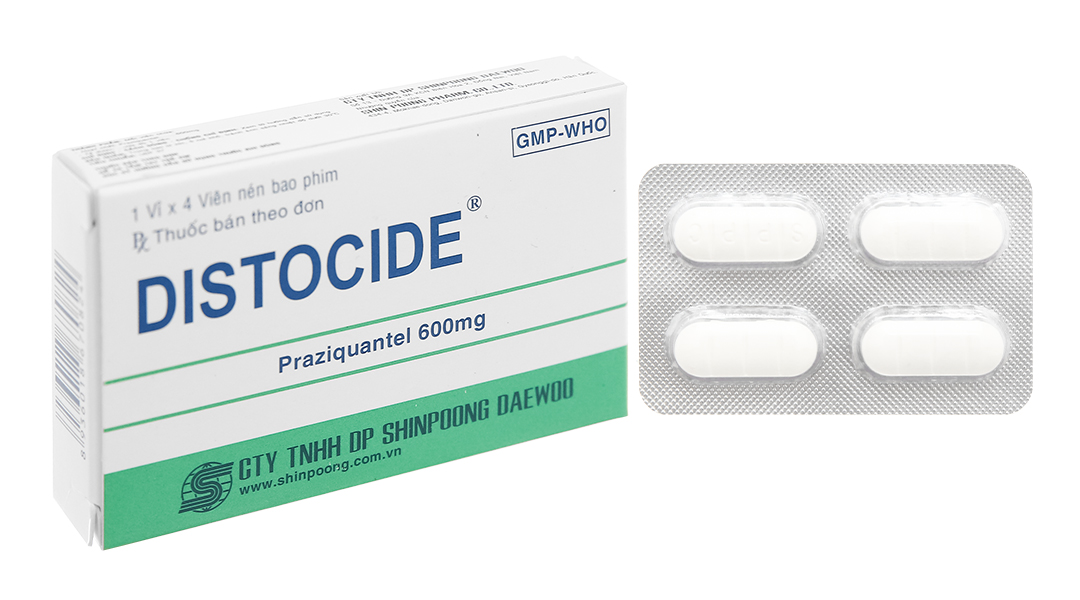 Distocide 600mg trị giun sán