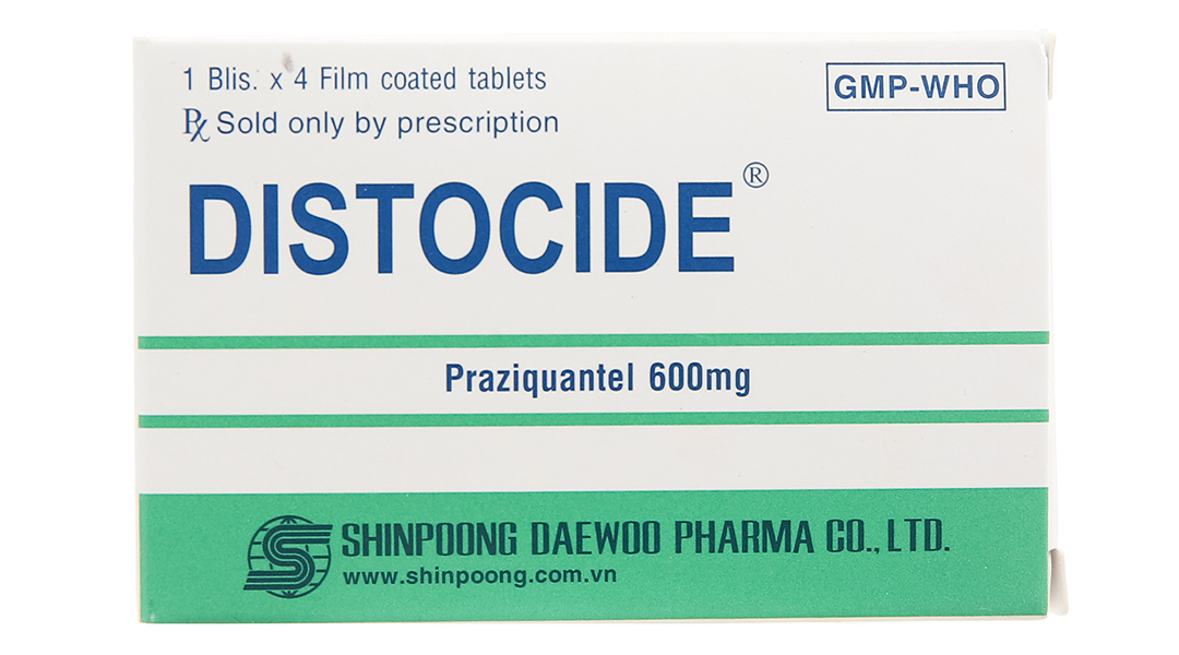 Distocide 600mg trị giun sán