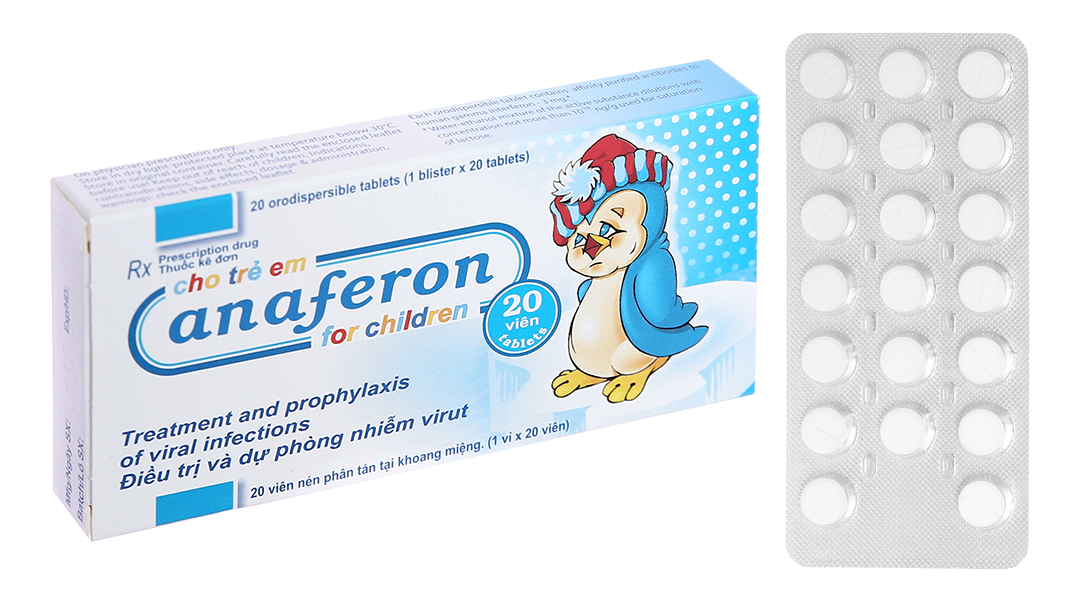 Anaferon for children dự phòng và trị nhiễm virus